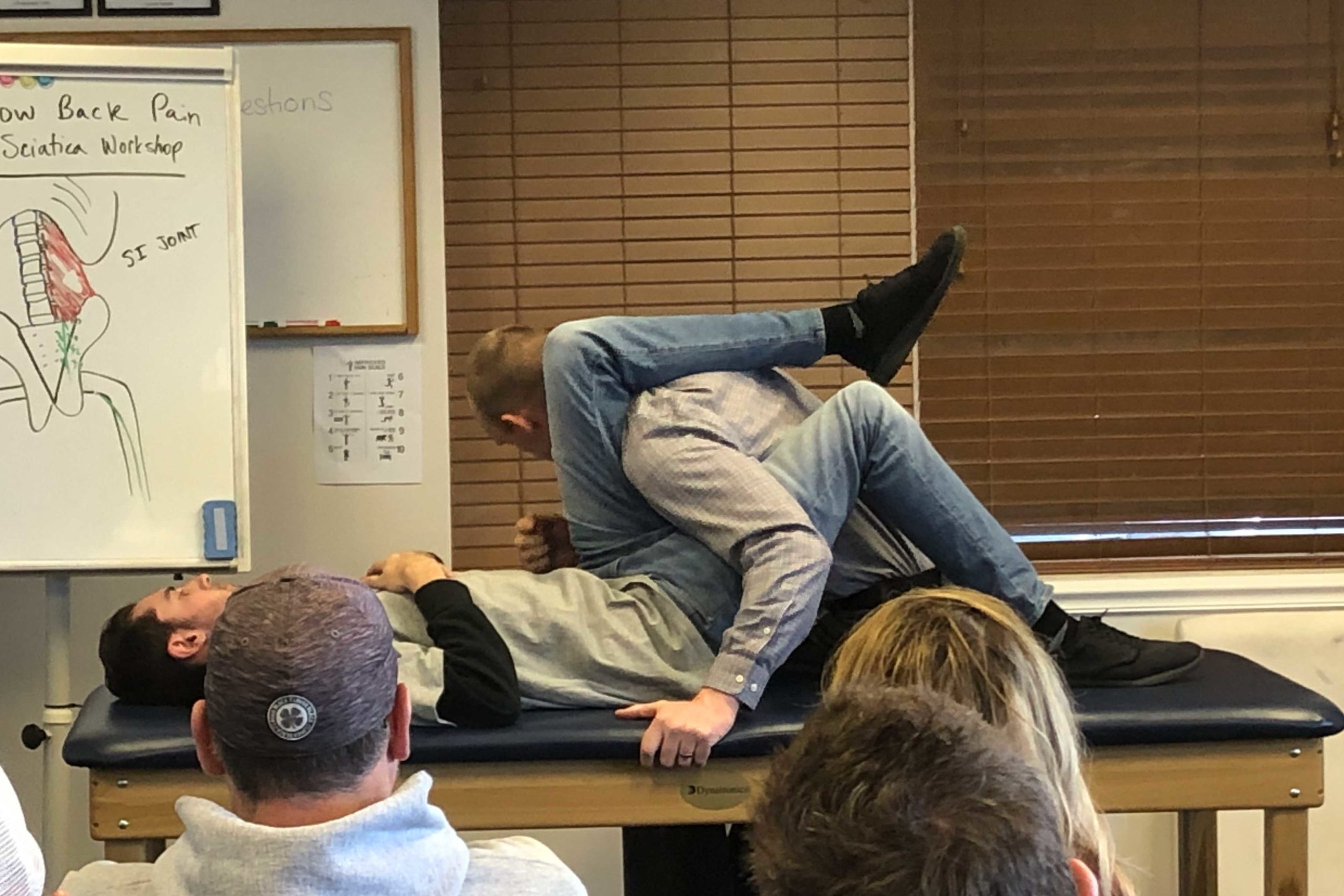 Scott Christensen healing knee pain with physical therapy
