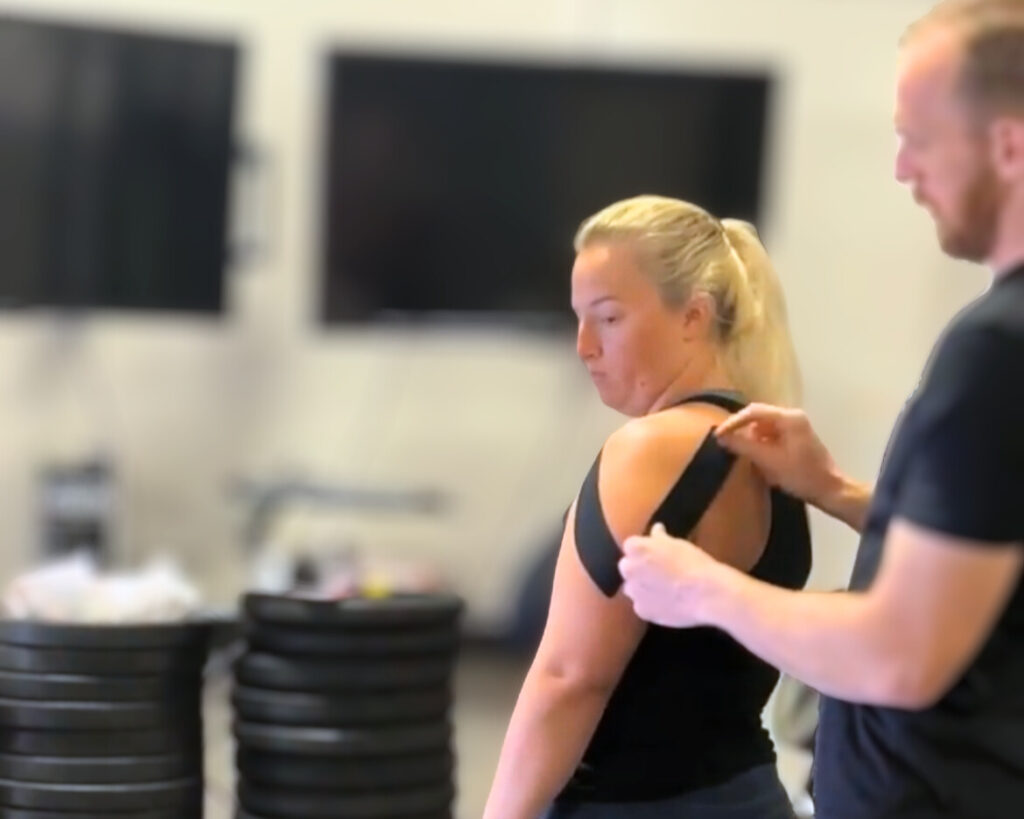 Physical Therapy Shoulder Kinesio Taping